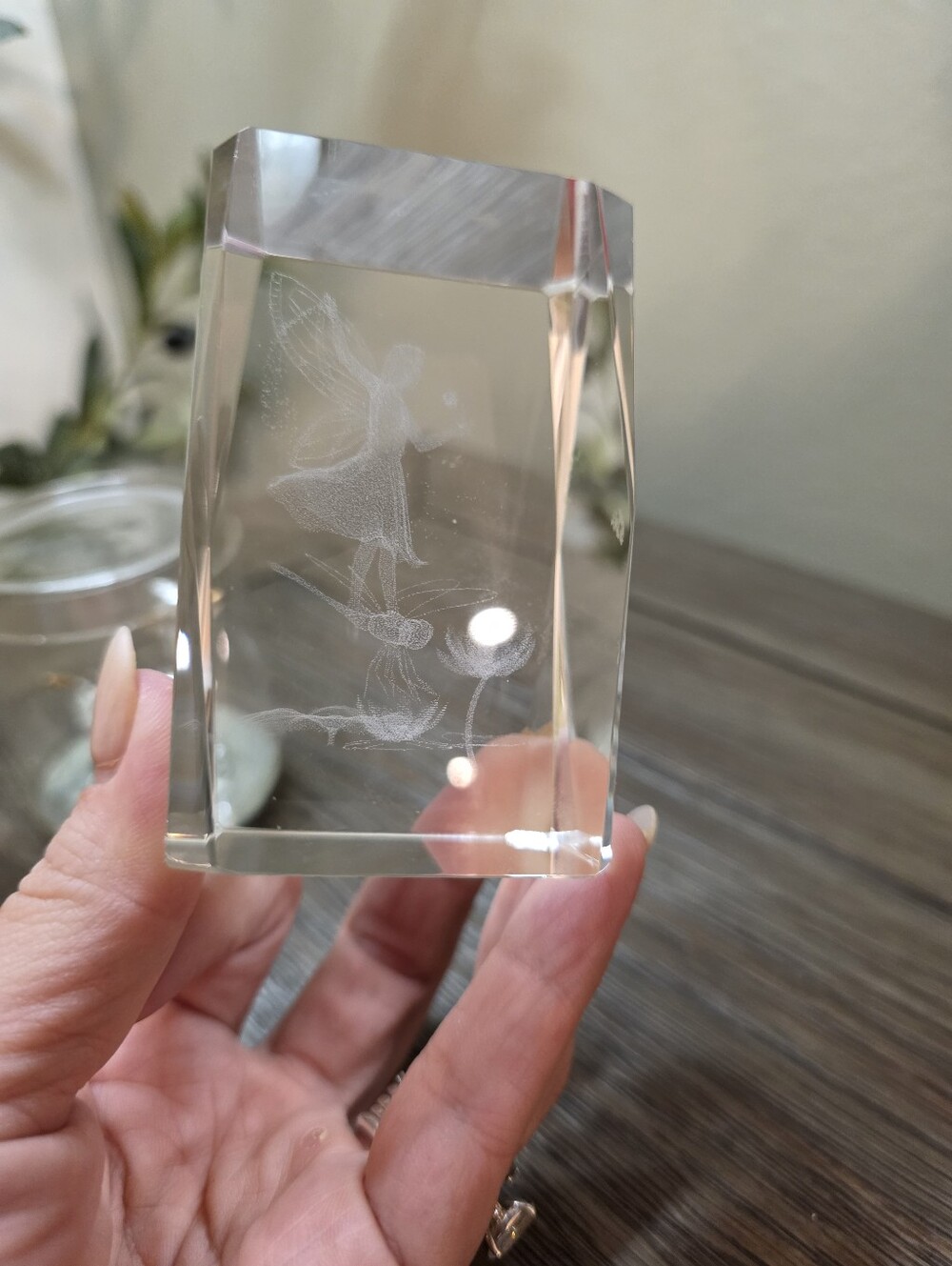 Mini Clear Glass Dog Figurine And Dancer Figure - Picture 6 of 6